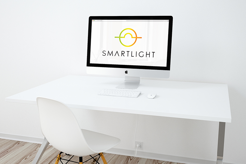SmartlightLogo_Mockup on Computer