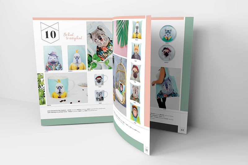 A4 3 Pages (standing up)